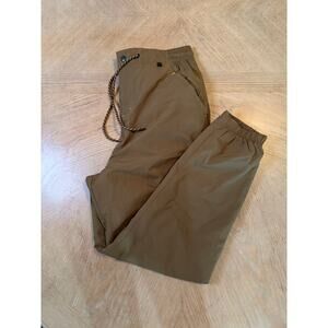 Gymshark Retake Track Joggers windbreaker material brown size medium